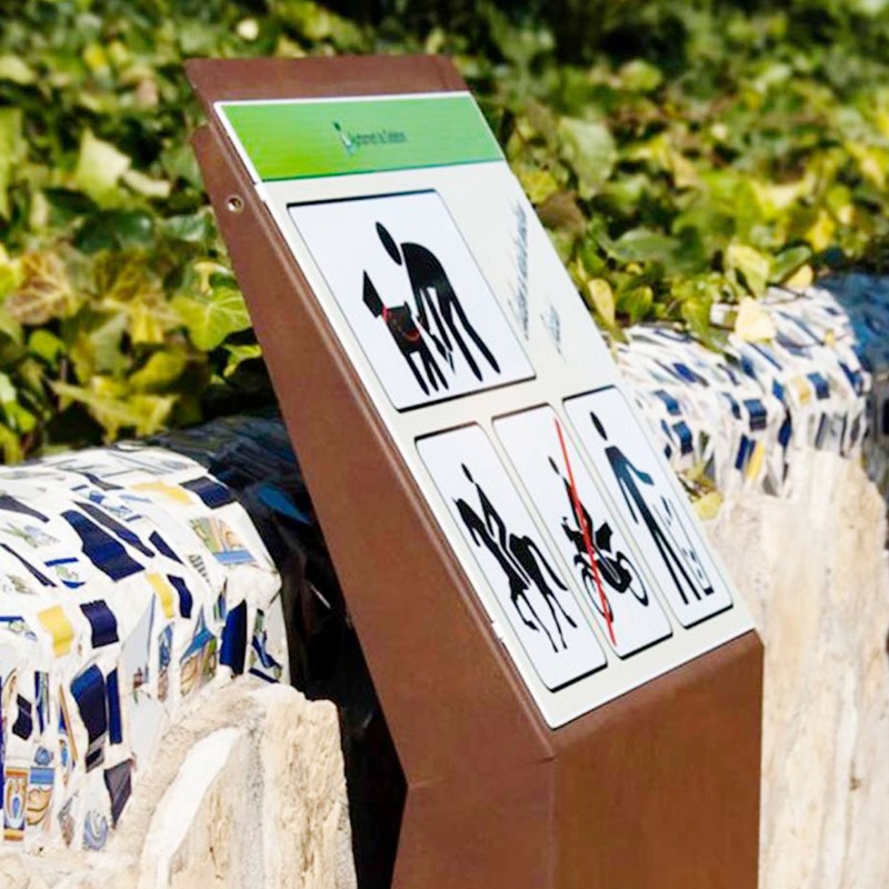 Señalización corten