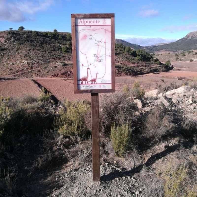 Panel informativo vertical